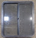Used Black Radius Opening Window : 27" W x 30" H x 1 7/8" D - Young Farts RV Parts