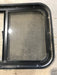 Used Black Radius Opening Window : 28 3/4" W x 17 1/2" H x 2" - Young Farts RV Parts