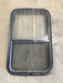 Used Black Radius Opening Window : 28 3/4" W x 17 1/2" H x 2" - Young Farts RV Parts