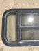 Used Black Radius Opening Window : 29 1/2" W x 14 1/2" H x 2" - Young Farts RV Parts