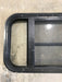 Used Black Radius Opening Window : 29 1/2" W x 14 1/2" H x 2" - Young Farts RV Parts