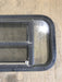 Used Black Radius Opening Window : 29 1/2" W x 14 3/4" H x 2" - Young Farts RV Parts
