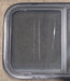 Used Black Radius Opening Window : 29 1/2" W x 17 1/2" H x 1 3/4" D - Young Farts RV Parts