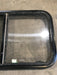 Used Black Radius Opening Window : 29 1/2" W x 17 1/2" H x 2" - Young Farts RV Parts
