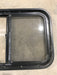 Used Black Radius Opening Window : 29 1/2" W x 17 1/2" H x 2" - Young Farts RV Parts