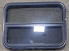 Used Black Radius Opening Window : 29 1/4" W x 21 1/2" H x 1 7/8" D - Young Farts RV Parts