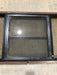 Used Black Radius Opening Window : 30 1/2" W x 18 3/4" H x 1 1/2" D - Young Farts RV Parts