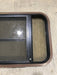 Used Black Radius Opening Window : 30 1/2" W x 18 3/4" H x 1 1/2" D - Young Farts RV Parts