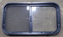 Used Black Radius Opening Window : 30 1/4" W x 16 1/4" H x 2" D - Young Farts RV Parts