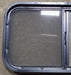 Used Black Radius Opening Window : 30 1/4" W x 16 1/4" H x 2" D - Young Farts RV Parts