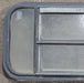 Used Black Radius Opening Window : 30 1/4" x 14 7/8" x 1 3/4" D - Young Farts RV Parts