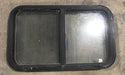 Used Black Radius Opening Window : 30 3/4" W X 18 1/2" H X 2" D - Young Farts RV Parts