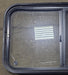 Used Black Radius Opening Window : 30 3/8" W x 18" H x 1 5/8" D - Young Farts RV Parts