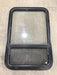 Used Black Radius Opening Window : 34 3/4" W x 23 1/4" H x 2" D - Young Farts RV Parts