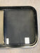 Used Black Radius Opening Window : 34" W x 19 3/4" H x 1 1/2" - Young Farts RV Parts