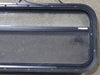 Used Black Radius Opening Window : 35 1/2" W x 14 1/4" H x 2" D - Young Farts RV Parts