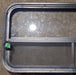 Used Black Radius Opening Window : 35 1/2" W x 17 1/4" H x 1 7/8" D - Young Farts RV Parts