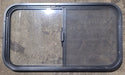 Used Black Radius Opening Window : 35 1/2" W x 19 1/2" H x 1 3/8" D - Young Farts RV Parts