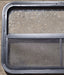 Used Black Radius Opening Window : 35 1/4" W x 21 1/4" H x 1 7/8" D - Young Farts RV Parts