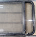 Used Black Radius Opening Window : 35 3/4" W x 22 5/8" H x 1 1/4" D - Young Farts RV Parts