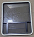 Used Black Radius Opening Window : 35" W x 41 1/4" H x 1 3/4" D - Young Farts RV Parts