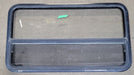 Used Black Radius Opening Window : 40 3/8" W X 25 1/2" H X 2" D - Young Farts RV Parts