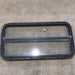 USED Black Radius Opening Window : 42 1/2" W x 22 1/2" H x 2" D - Young Farts RV Parts