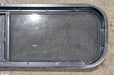 Used Black Radius Opening Window : 42 1/4" W x 11 3/4" H x 1 7/8" - Young Farts RV Parts