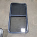 Used Black Radius Opening Window : 44 1/2" X 24 1/4" X 2" D - Young Farts RV Parts