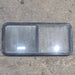 Used Black Radius Opening Window - 47 1/2 X 21 1/2 X 1 1/4 - Young Farts RV Parts