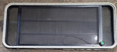 Used Black Radius Opening Window : 53 1/2" W x 21 3/4" H x 1 7/8" D - Young Farts RV Parts