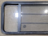 Used Black Radius Opening Window : 53 1/4" W x 22 1/4" H x 1 7/8" - Young Farts RV Parts