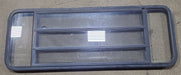 Used Black Radius Opening Window : 59 3/8" W x 21 3/8" H x 1 3/4" D - Young Farts RV Parts