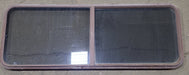 Used Black Radius Opening Window : 60 1/4" W x 21 3/4" H x 1 3/8" D - Young Farts RV Parts