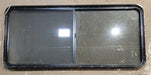 Used Black Radius Opening Window : 64 1/4" W x 28 3/4" H x 1 3/4" - Young Farts RV Parts