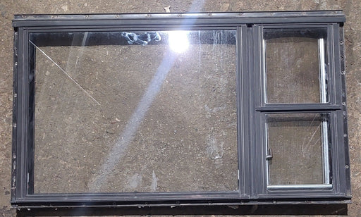 Used Black Square Emergency Opening Window: 36 1/2" W x 21 1/4" H x 1" D - Young Farts RV Parts