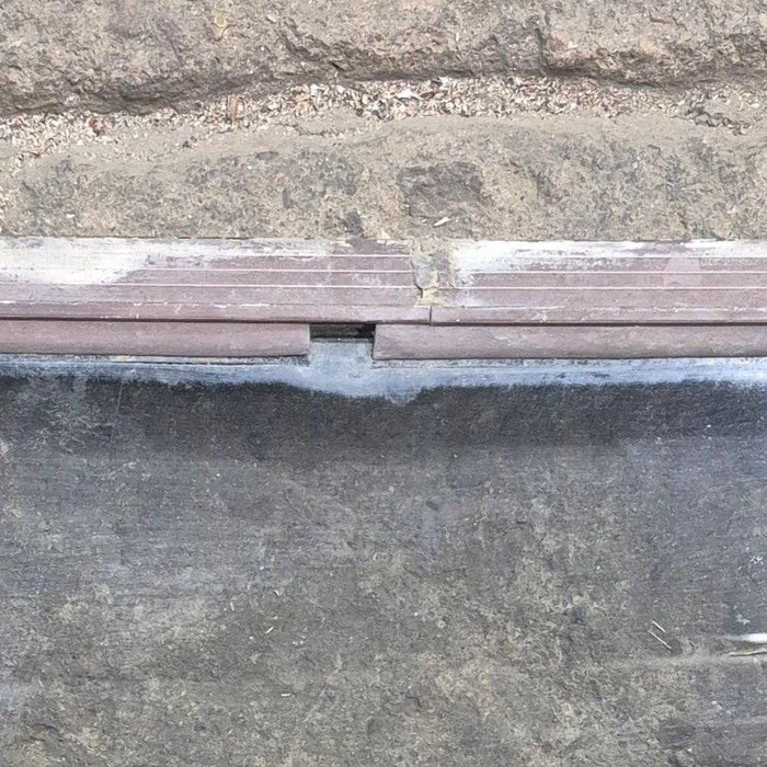 Used Brown Radius Non-Opening Window - 33 3/4" X 19 3/4" X 1 1/4" - Young Farts RV Parts