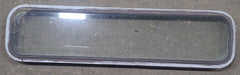 Used Brown Radius Non Opening Window : 47" W x 10 3/4" H x 1 5/8" D - Young Farts RV Parts