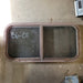 Used Brown Radius Opening Window : 30 1/4 X 15 X 2" D - Young Farts RV Parts