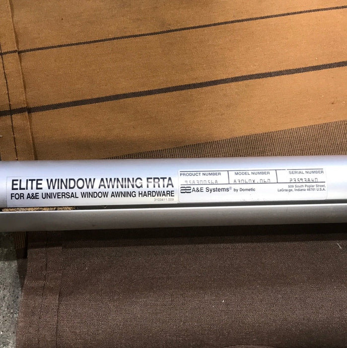 Used Complete A&E Deluxe Plus Window Awning 55" - Young Farts RV Parts