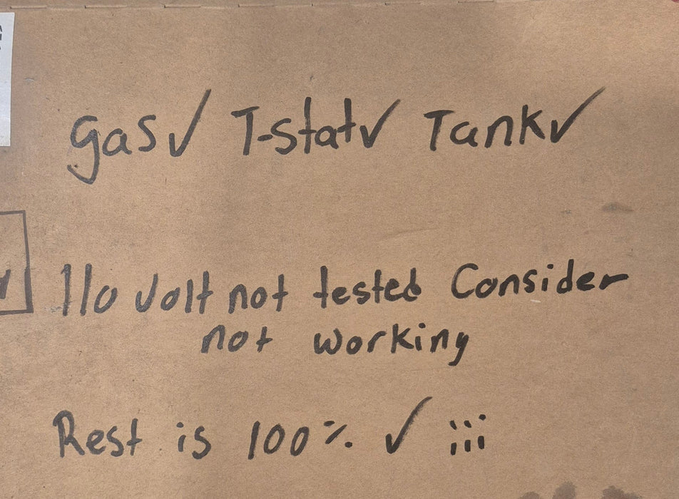 Used Complete Atwood Hot Water Heater, 6 Gal. - GC6AA-9E