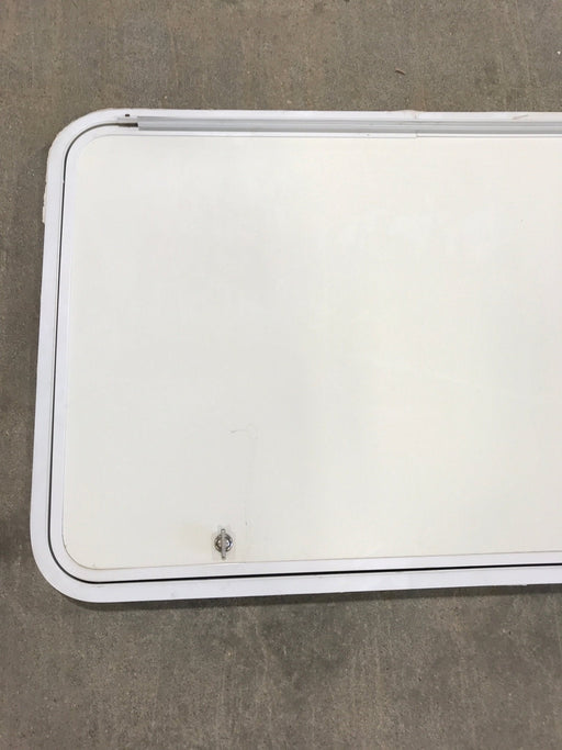 Used Corner Radius Cargo Door 39 3/4" W x 25" H x 2" D - Young Farts RV Parts