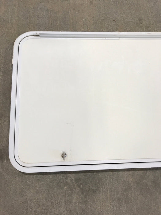 Used Corner Radius Cargo Door 39 3/4" W x 25" H x 2" D - Young Farts RV Parts