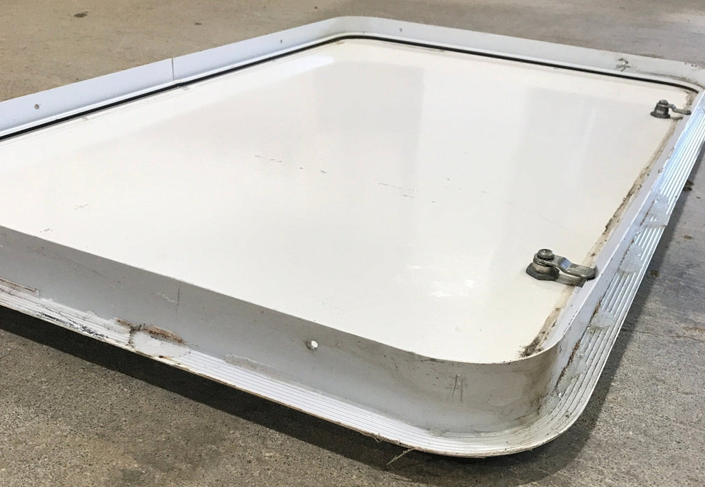 Used Corner Radius Cargo Door 39 3/4" W x 25" H x 2" D - Young Farts RV Parts