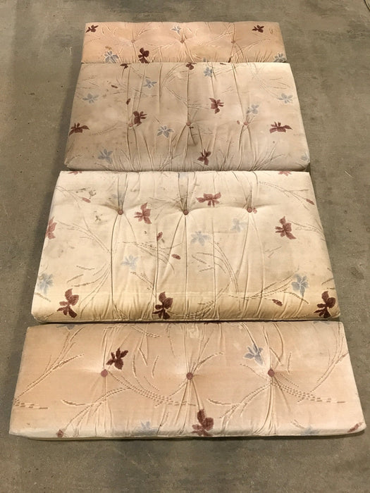Used Dinette Cushion Set - 4 piece | 2 @ 40" X 24" X 4 1/2" D, 2 @ 40" X 12" X 4 1/2" D - Young Farts RV Parts