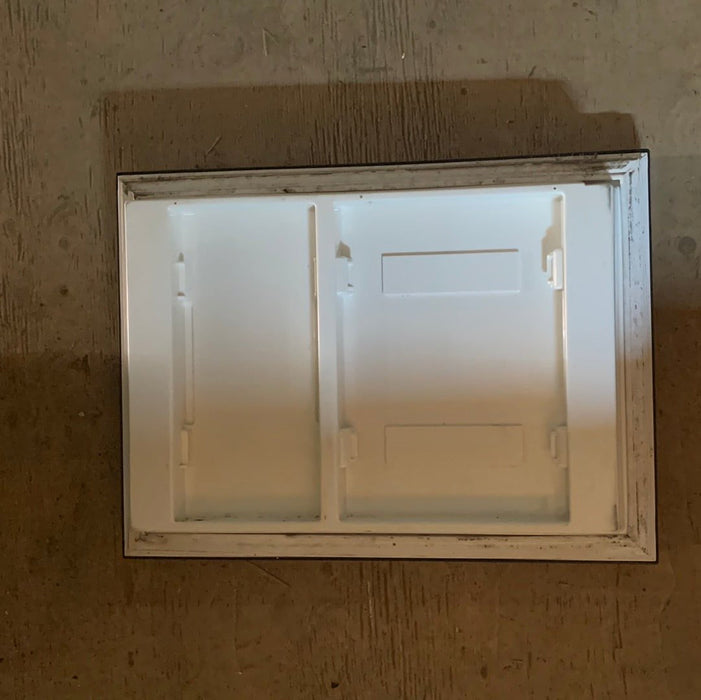 Used Dometic 2932561307 Freezer Door Assembly Full Shelf 6/8 - Right Hand not great condition - Young Farts RV Parts