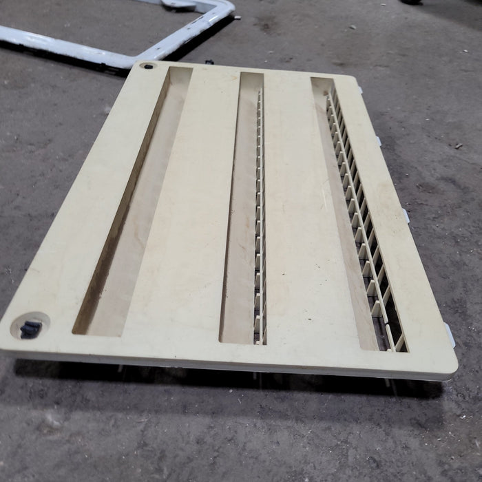 Used DOMETIC 3102277.021 - Yellowed Air Intake Side Refrigerator Vent- NO FRAME - Young Farts RV Parts