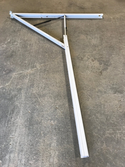 Used Dometic 9100 power awning arm basement model LH 62 1/4" with adjustable pitch arm - Young Farts RV Parts