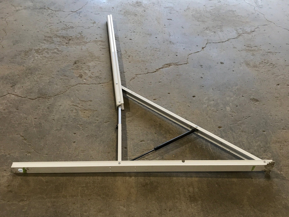 Used Dometic 9100 power awning arm basement model LH 62 1/4" with adjustable pitch arm - Young Farts RV Parts