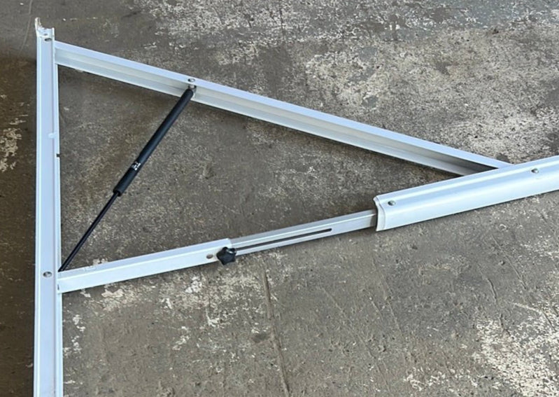 Used Dometic 9100 power awning arm standard LH Non Power 65 5/8" with adjustable pitch arm 8952002.400B - Young Farts RV Parts